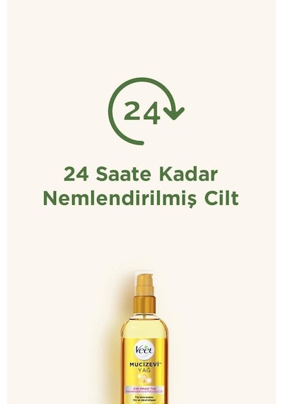 Veet Mucizevi Yağ Çok Amaçlı Nemlendirici Bakım Yağı 100 ML
