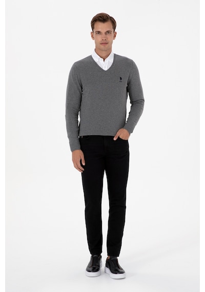 U.S. Polo Assn. Erkek Siyah Slim Fit Jean Pantolon 50307720-DN0027 U.S. Polo Assn. Erkek Siyah Slim Fit Jean Pantolon 50307720-DN0027