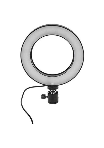 40272 Zore M-16 Işıklı Telefon Tutucu Ring Light Siyah