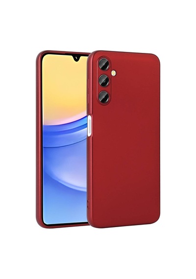 Zore Galaxy A15 Kılıf Ogaa Premier Silikon Kapak - Kırmızı