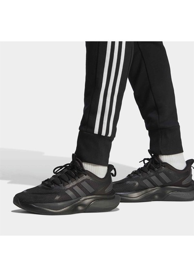 Adidas Essentials French Terry Tapered Cuff 3 Stripes Erkek Eşofm 001