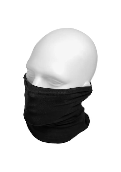Gampus Motor Bisiklet Scotter Sürücüleri İçin Kask Altı Kafa Bandı Maskesi Kafadan Kaymayan Rüzgar Önleyici Siyah