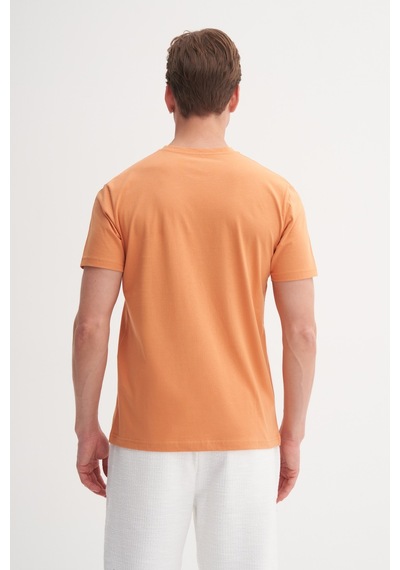 Cazador Basic Süprem Erkek T-shirt 46230 Şeftali Turuncu