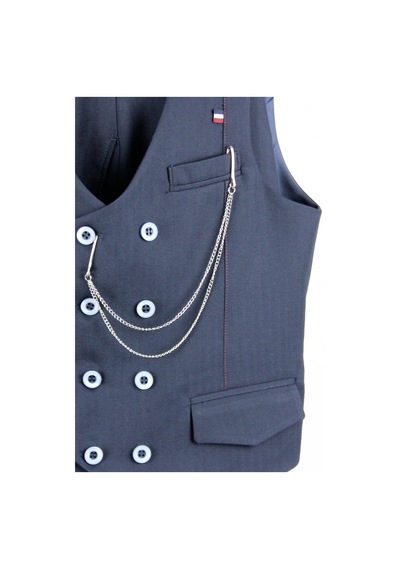 Doctor Junior Erkek Çocuk Jogger Pantolonlu Yelek Takım Lacivert
