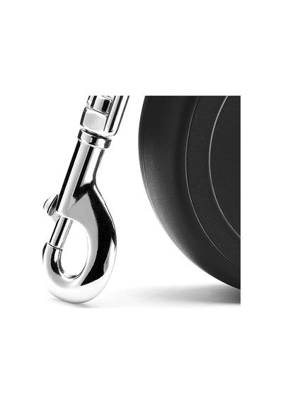 Flexi New Classic M Beden Siyah 5mt Şerit Tasma Çok Renkli