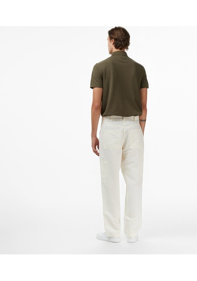 Tommy Hilfiger Murray Carpenter Erkek Beyaz Keten Karışımlı Pantolonmw0mw40570