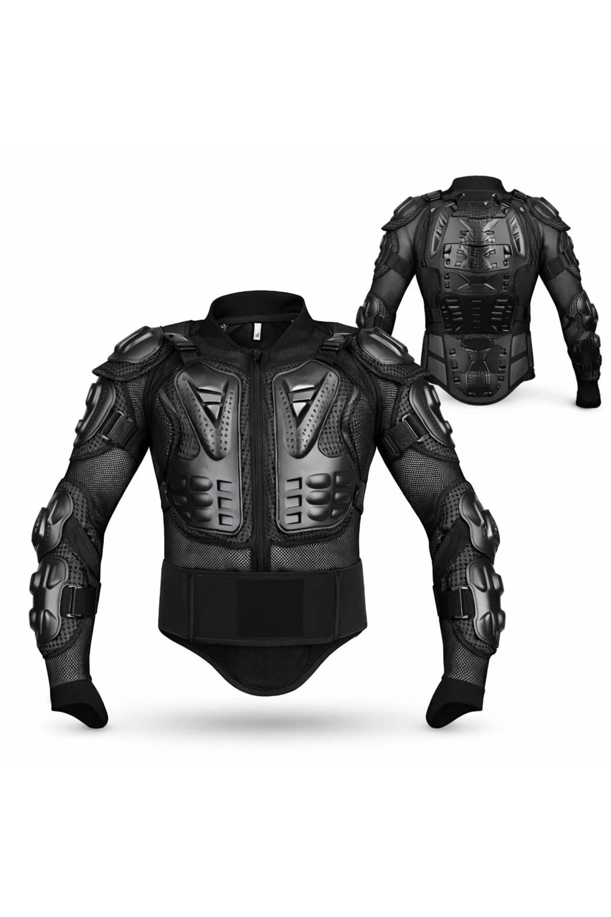 Ax7 Motosiklet Koruma Ceketi Body Armor Göğüs, Sırt, Omuz Ve Dirsek Korumalı 2XL