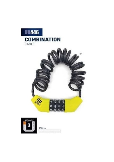 Ur446 Şifreli Halat Kilit Kask Kilidi