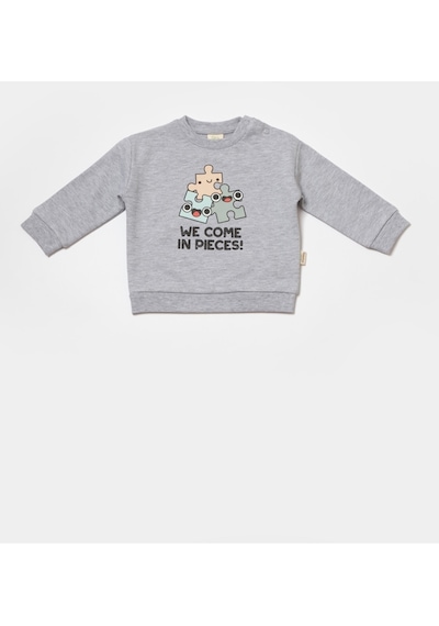 BabyCosy Organik Sweatshirt & Pantolon Takımı Csy8024 001