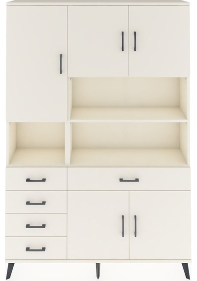 Arges Dolap 9 Raflı 5 Çekmeceli 5 Kapaklı 132x30x195 Aytaşı-a... Aytaşı Arges Dolap 9 Raflı 5 Çekmeceli 5 Kapaklı 132x30x195 Aytaşı-a... Aytaşı