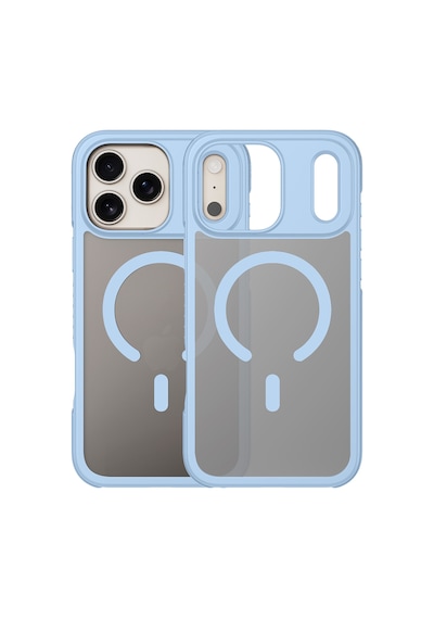 Buff Apple iPhone Uyumlu 18 Pro Max/17 Pro Max Magsafe Air Bumper Kılıf Light Blue Açık Mavi