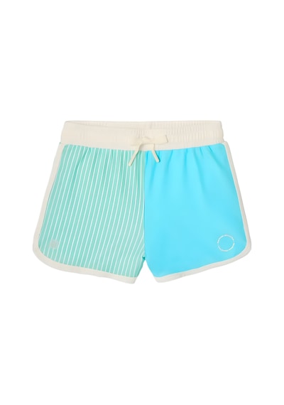 Kietla Uv Korumalı Yüzme Şortu Blue Striped Mavi