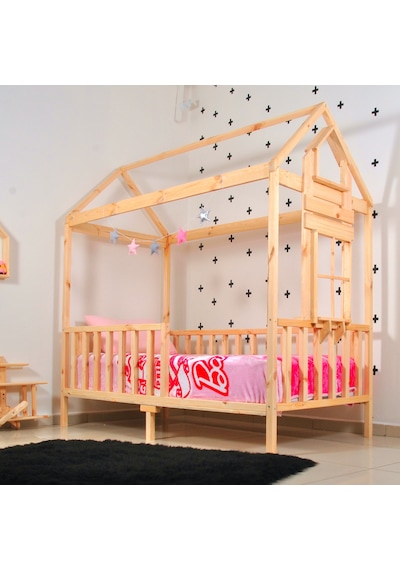 Markaawm Montessori Yatak Çocuk 90X190 Karyola Bebek Beşik Oyun Alanı (478867327) Akçaağaç