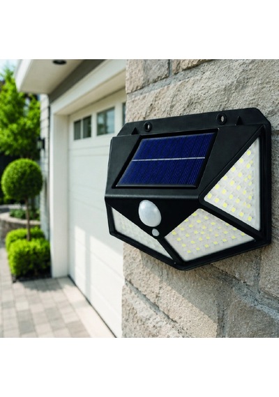 Solar Hareket Sensörlü 3 Modlu Led Duvar Aydınlatma Lambası