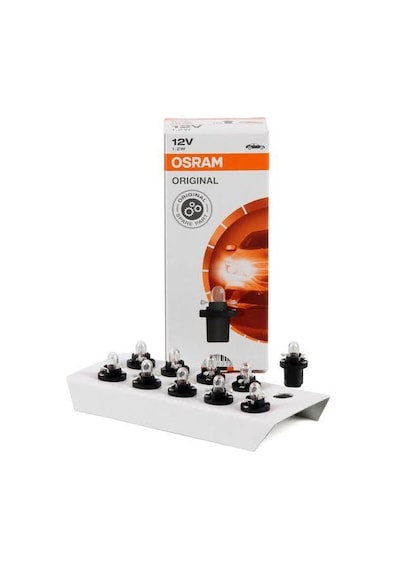 Osram 2721Mf Siyah Soketli Mini Dipsiz Gösterge Ampul 12V 1.2W 10
