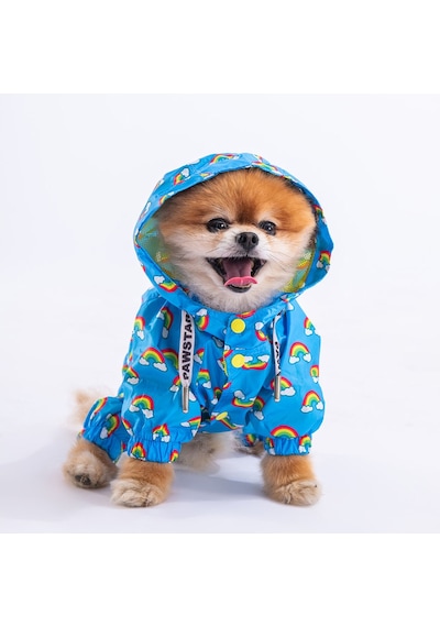 Pawstar İrides Fileli Köpek Tulum Yağmurluğu