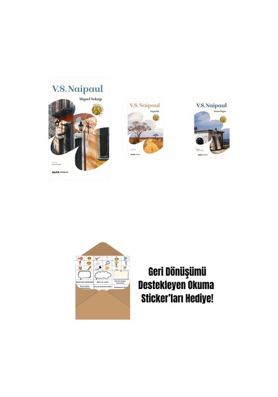 Miguel Sokağı + Özgürlük + Yarım Hayat + Okuma Sticker'ları