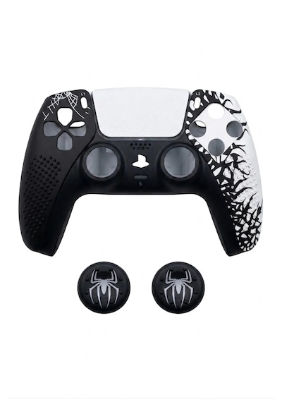 Playstation 5 Ps5 Joystick Kol Silikon Kılıf Analog Koruyucu Set Mermer Beyazı