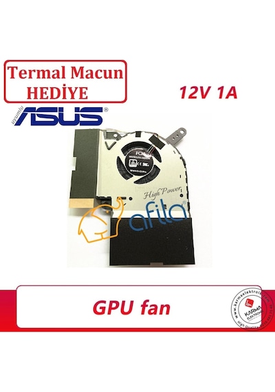 Asus Rog Strix G15 G512lv Gpu-vga Fan / 2.versiyon 12volt