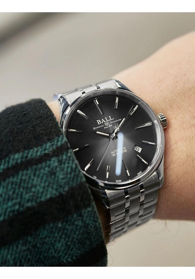 Ball Nm9080d-s1j-bk Erkek Kol Saati Gümüş