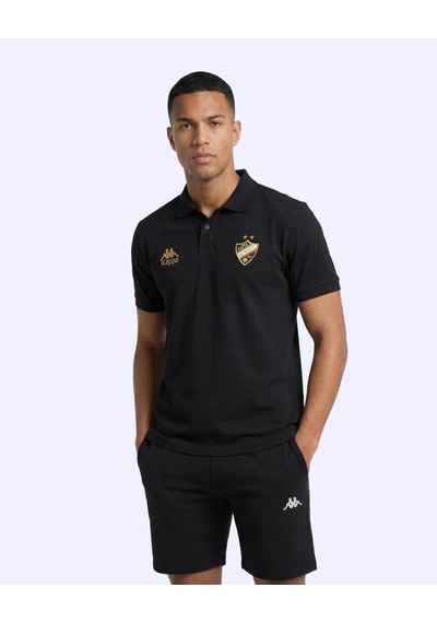 Kappa Paul Polo Erkek Siyah Regular Polo Yaka Tişört