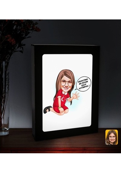Kişiye Özel Isimli Kız Çocuk Kolay Yetişmiyor Karikatürlü Led Işı (508470753)