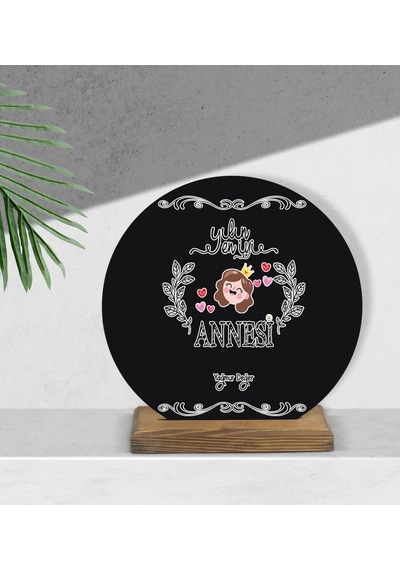 Kişiye Özel Yılın En İyi Annesi Tasarımlı Ahşap Plak-2