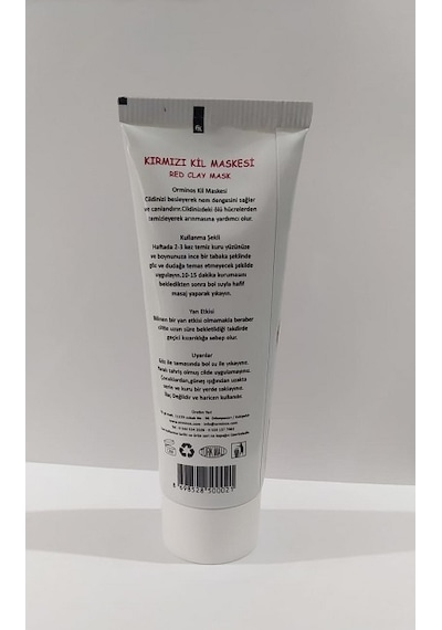 Orminos Kırmızı Kil Maskesi 75 Ml