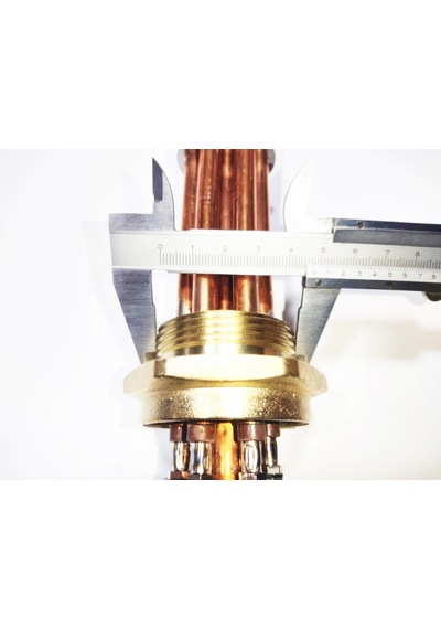 Bakır Kafa 1 1/2" 1,5inç Trifaze Isıtıcı Rezistans 40cm 10kw