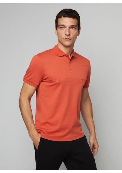 Hackett Turuncu Erkek %100 Pamuk Slim Fit Polo T-shirt Hm563104