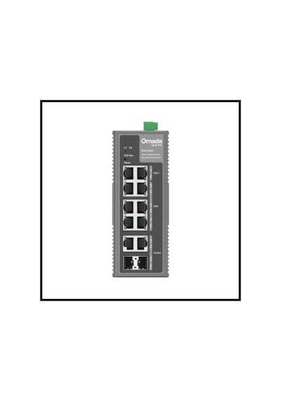 Omada Ies210gpp Industrial, 10 Port Gigabit, 6 Port Poe+, 2 Port Poe++, 2 Port Combo Sfp, 240w, Yöne