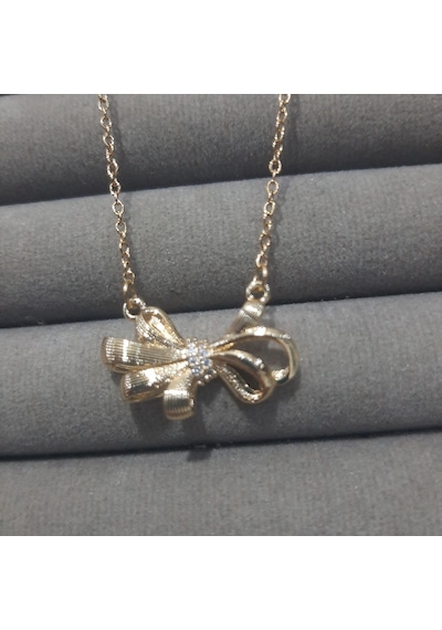 Stainless Steel Çelik Kolye Gold 40 Cm+5 Cm
