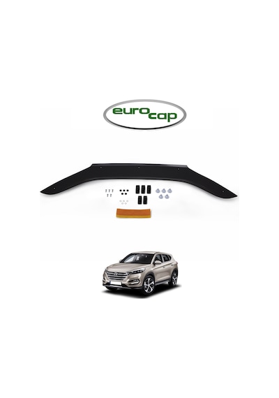 Eurocap Hyundai Tucson Ön Kaput Koruma Rüzgarlık 3Mm Abs 2016-›