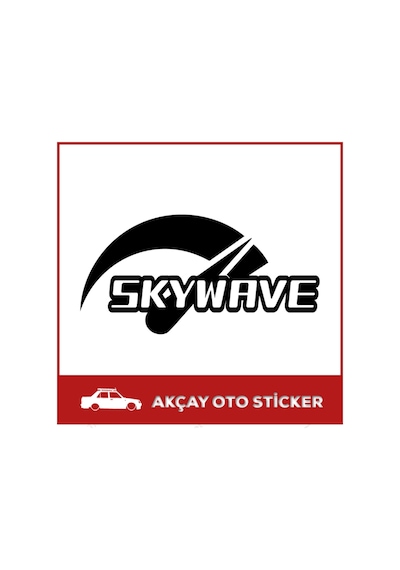Skywave Sticker Skywave Oto Sticker Ibre Sticker Araç Sticker