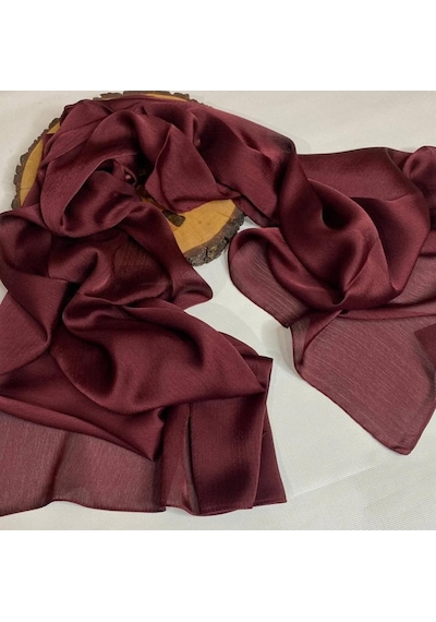 Gesshop Kadın Abiye Janjan Şal Bordo