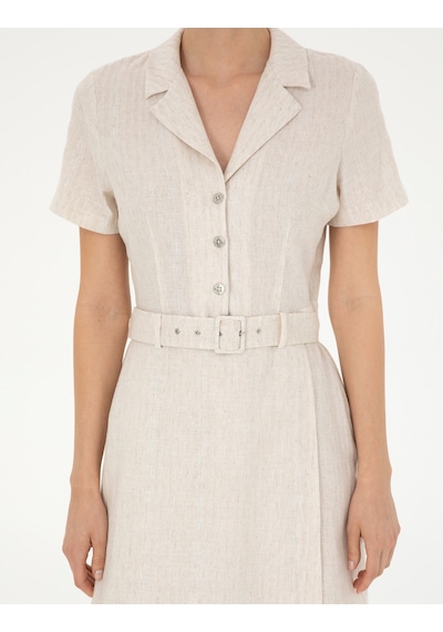Pierre Cardin Kadın Kum Tulum Dokuma 50284673-vr085 Kum Bej