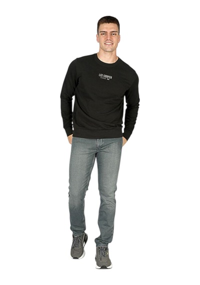 Lee Cooper Erkek Bisiklet Yaka Sweatshirt Lc.251 Lcm 241025 Sİyah