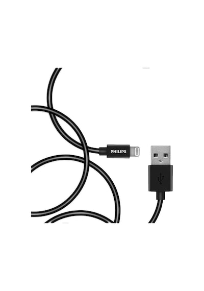 Philips DLC3104V USB-A - Lightining Şarj ve Data Kablosu 1.2 M Siyah