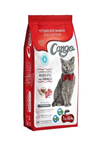 3 Adet Cango Yetişkin Kedi Maması Kuzu Etli 7 Kg