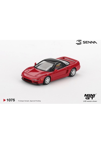 Mini Gt 1:64 Honda Ns-x Prototype 1989 Ayrton Senna Sürücü Figürlü Mgt01075 Kırmızı