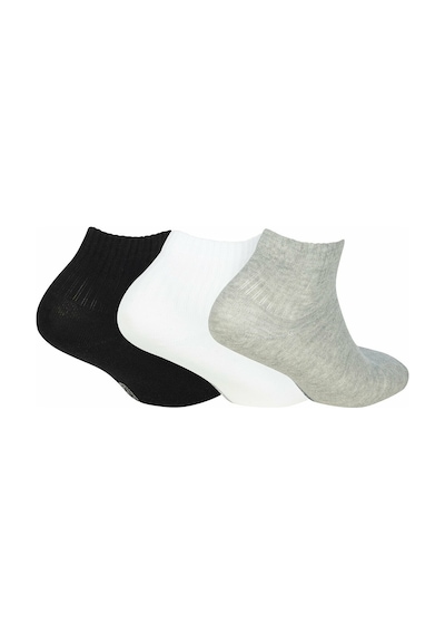 Skechers S192139-900 U Skx Nopad Mid Cut Socks 3 Pack Unisex Çora Çok Renkli