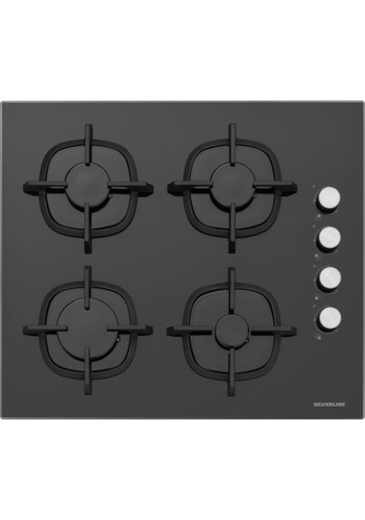 Silverline BO6502B01 - CS5343B01 - 3490 Siyah Cam Ankastre Set