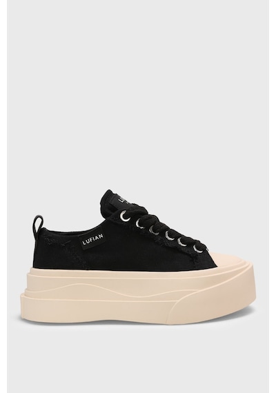 Lufian 121230027 Vıctorıa Kadın Sneaker Ayakkabısı Siyah Beyaz Siyah Beyaz