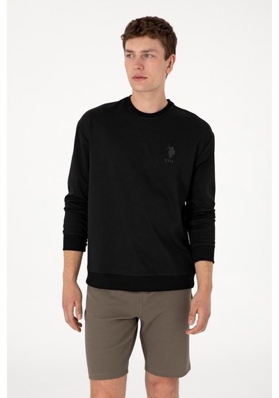 U.s. Polo Assn. Erkek Siyah Sweatshirt 50300048-vr046 Siyah