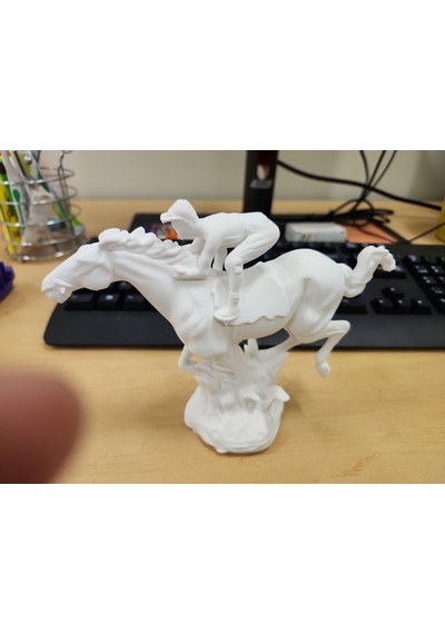 Jokey Ve At Hediyelik Dekoratif Obje Figür 15 Cm