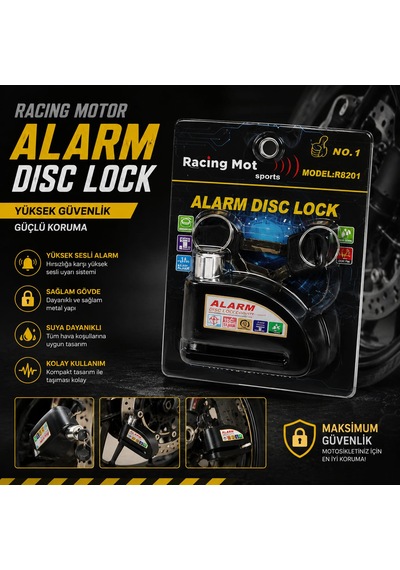 Disk Kilidi Alarm Lı Model