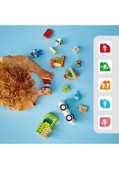 LEGO® DUPLO® Kasabası Arıların ve Arı Kovanlarının Bakımı 10419 2+ Eğitici Oyuncak Yapım Seti - 22 Parça