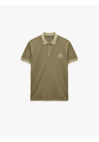 Koton Regular Fit Nakışlı Kısa Kollu Pamuklu Polo Yaka Tişört Yeşil 5sam10156mk Koton Regular Fit Nakışlı Kısa Kollu Pamuklu Polo Yaka Tişört Yeşil 5sam10156mk