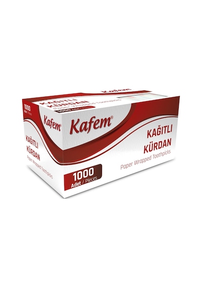 Kafem Kağıtlı Kürdan 5 x 1000'li