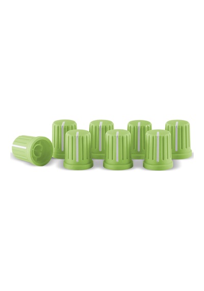 Reloop Knob Cap Set Green Set Of 8 Neon Renkli Dj Knob Caps
